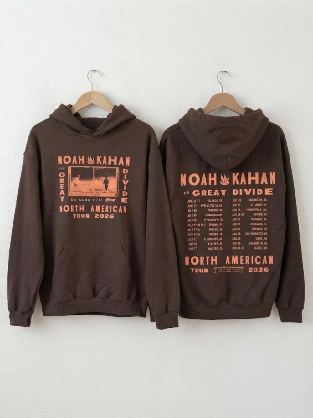 Noah Kahan The Great Divide Tour Hoodie
